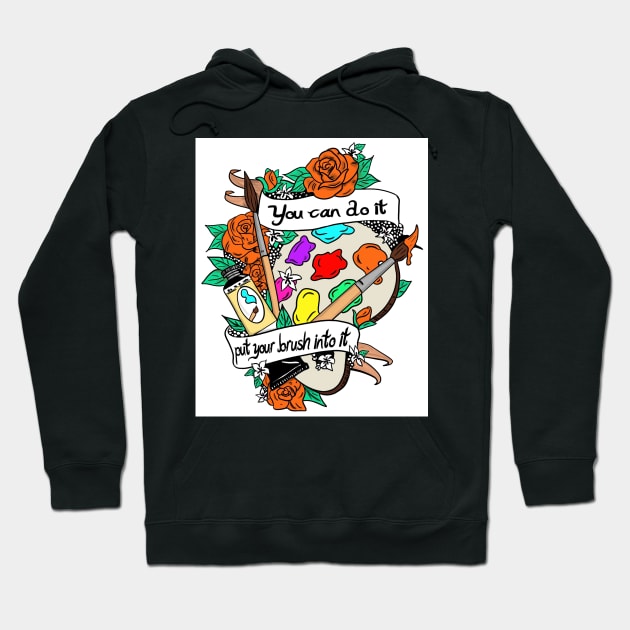 You can do it put your brush into it Hoodie by jardakelley